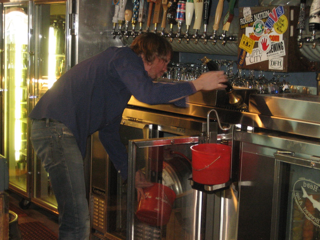 Clean the pipes! Rustico Restaurant beer manager Greg Enge… Flickr