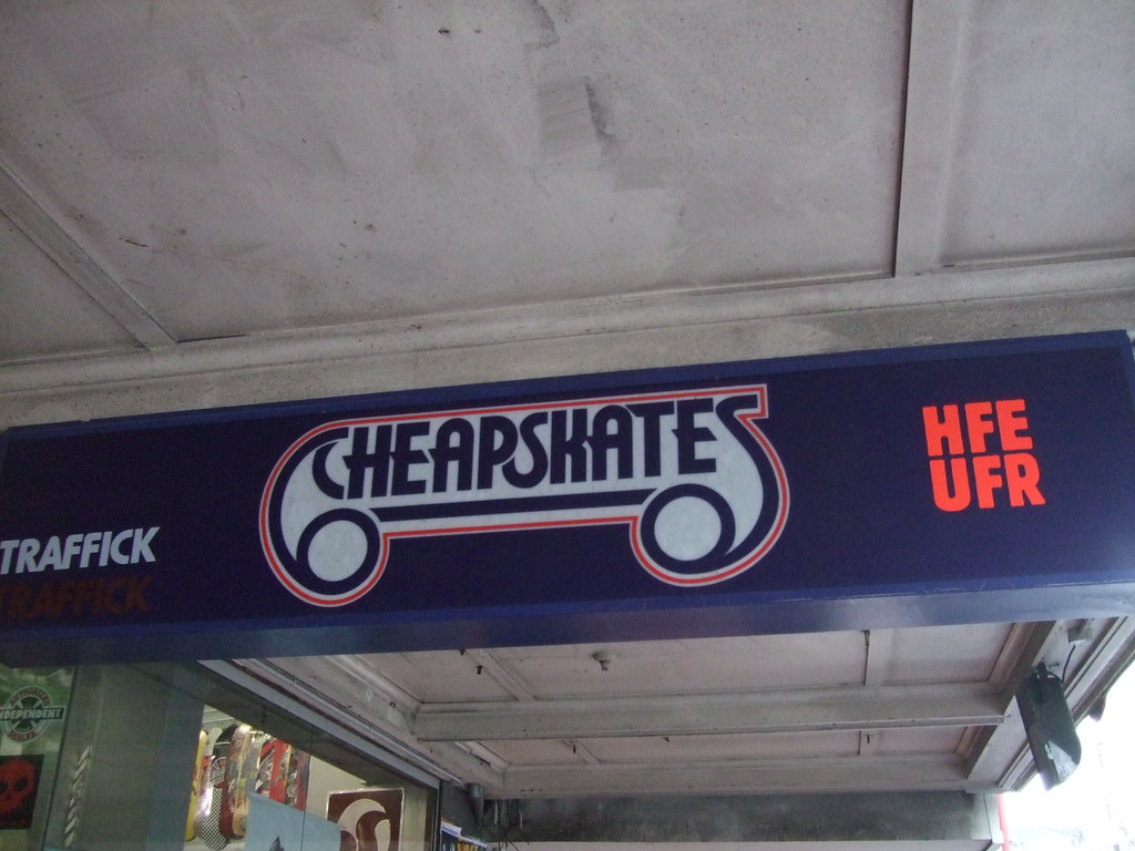 Wellington 42 Cheapskates skate shop Gavin McFarlane Flickr