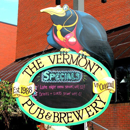 Vermont Pub & Brewery (1988) sign Church Street, Burling… Flickr