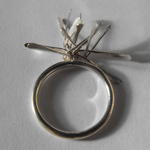 Silver Helicopter ring Karen Ann Dicken £42 recoat Flickr