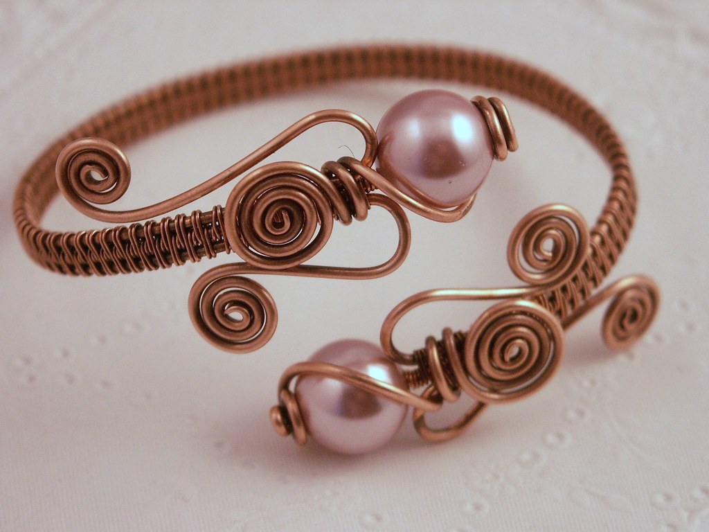 Copper Pearl Wrap Bracelet Mary Tucker Flickr