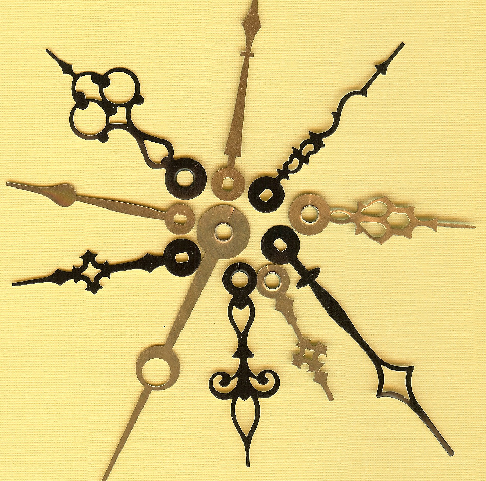 Antique & Vintage Clock Hands for Steampunk Jewelry, Sculpture and