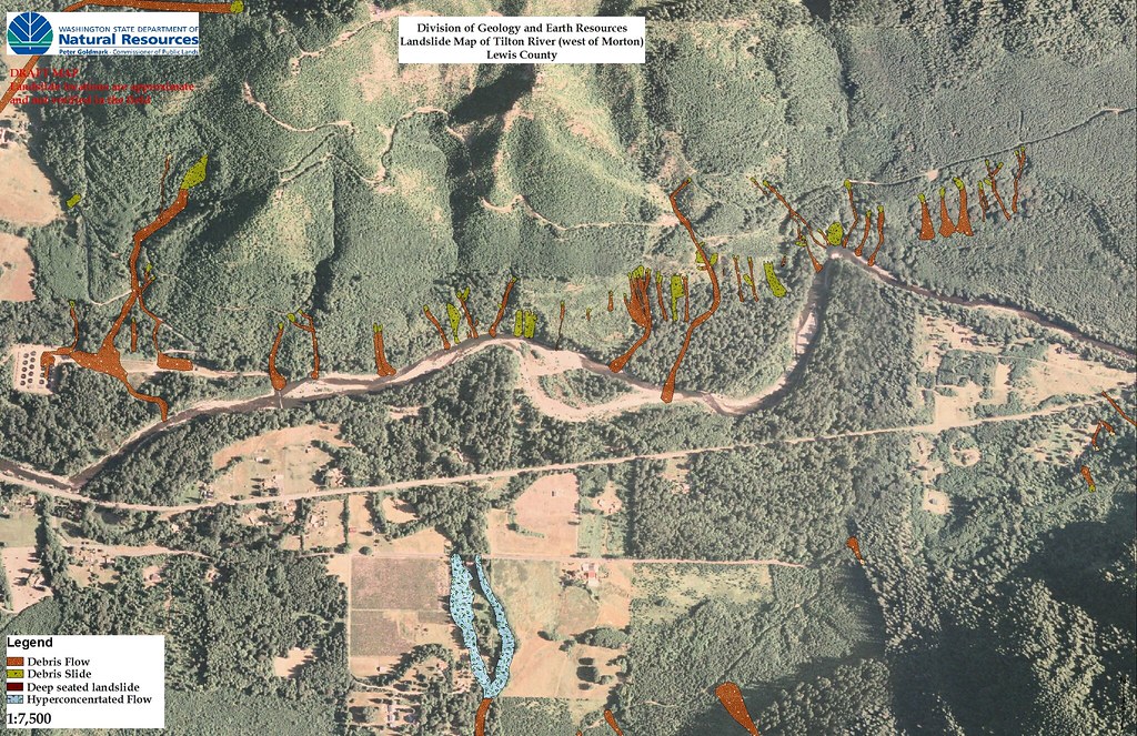 Tilton River, West of Morton, Lewis County This is a map o… Flickr