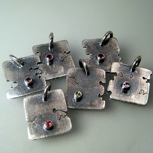My Charms in Tourmaline for Etsy Metal Charm Swap 4 Flickr