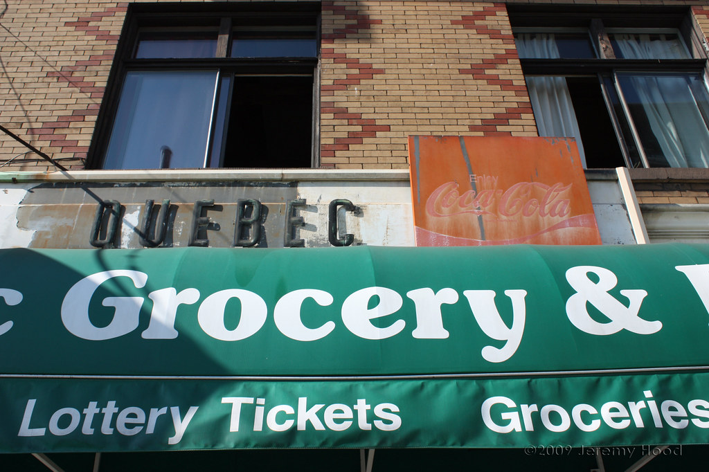 Quebec Grocery This building is one of the few remaining e… Flickr