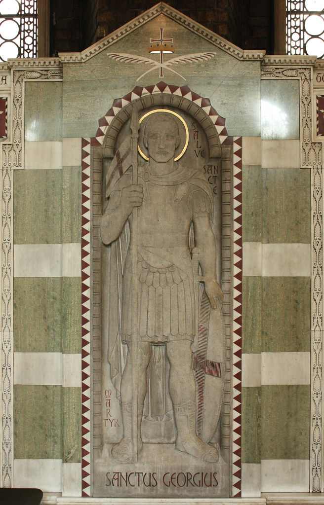 St in Westminster A relief sculpture of the patron … Flickr