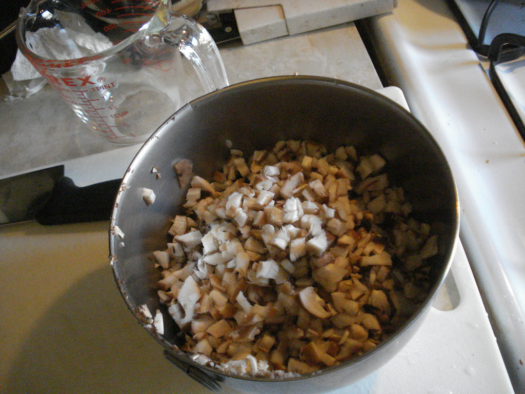 DicedMushrooms Diced mushrooms Amy Stephenson Flickr