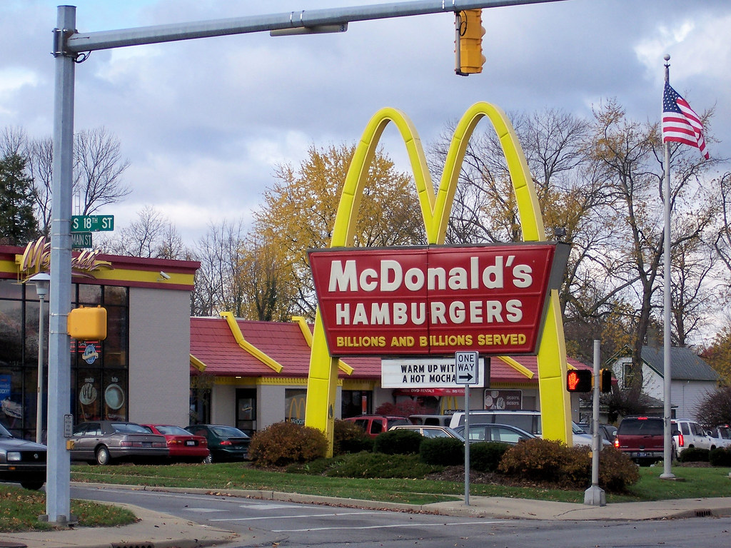 Old McDonald's sign Along the National Road in Richmond, I… Jim