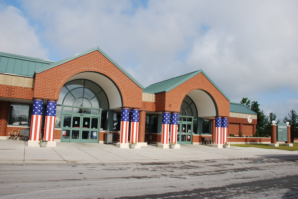 Exterior shot The Fort Drum Commissary shown on the day of… Flickr