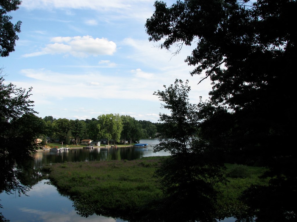 Beadle Lake, the view off my mom's back porch. Home! Flickr