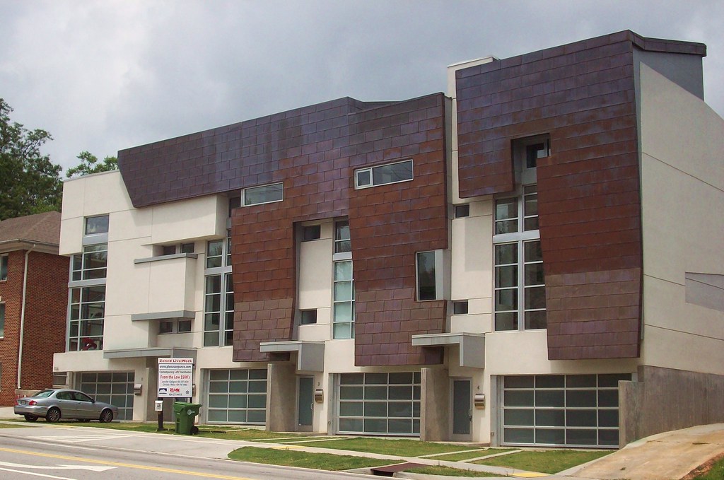 Modern Townhomes, Ponce de Leon Ave, Atlanta Jonathan Flickr