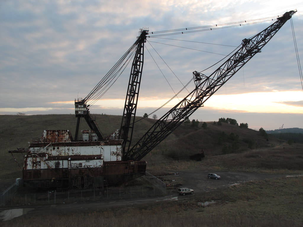 Knob Mine Bucyrus Erie 1570 Walking Dragline Kelly Michals Flickr