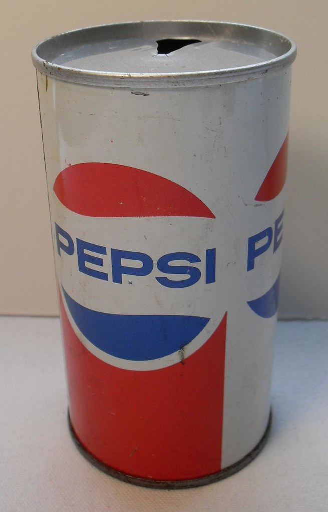 Pepsi Cola Vintage 1960s Soda Can Excerpt from a blogpost … Flickr