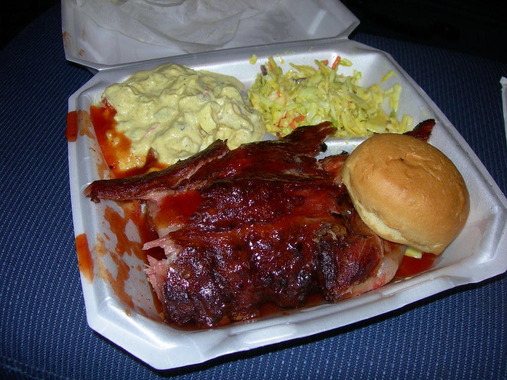 Leatha's BBQ Rib Plate Hattiesburg, Mississippi The sauce … Flickr