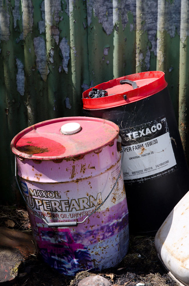 Oil Drums (010/365) 010/365 A couple of old oil containers… Flickr
