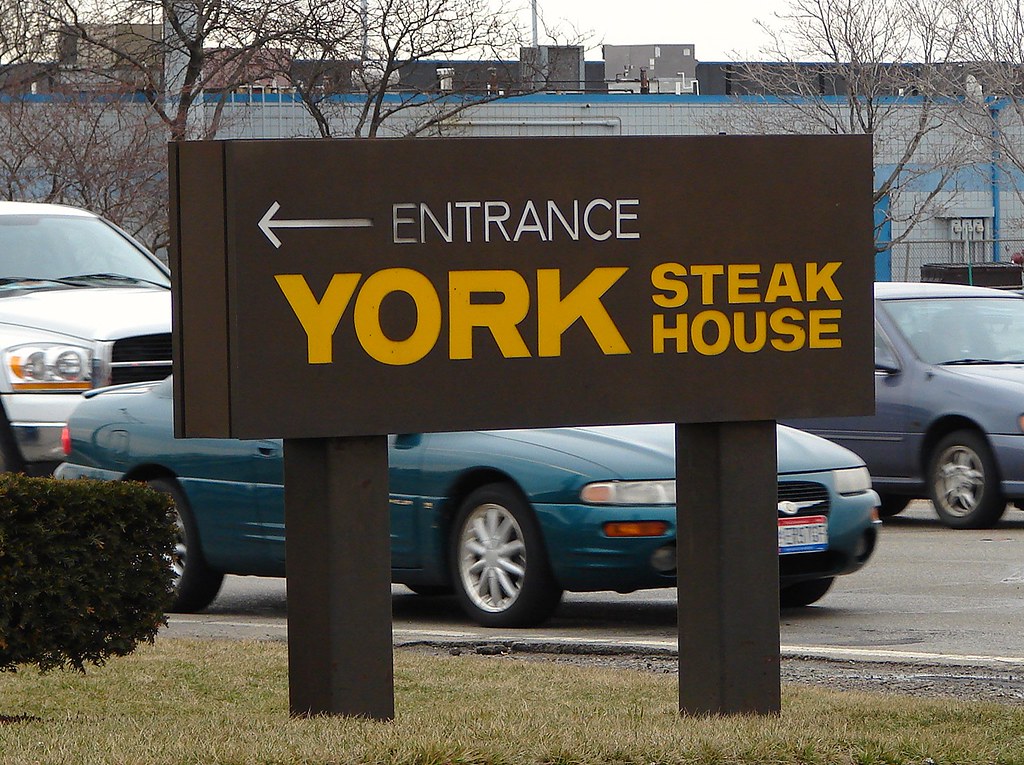 York Steak House Entrance Sign York Steak House in Columbu… Flickr