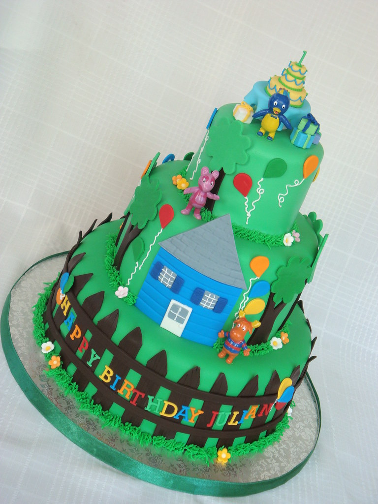 Backyardigans Birthday Party Birthday Cake I thought it wo… Flickr