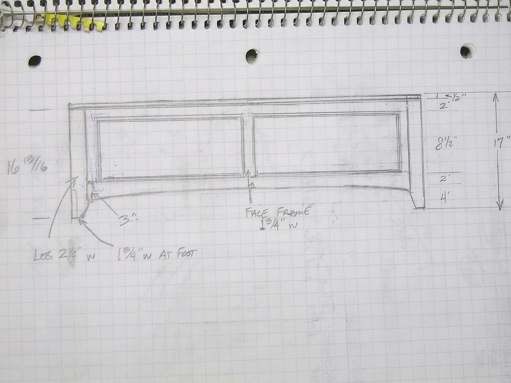Entry Bench Technical Drawings Entry bench was drawn in fu… Flickr