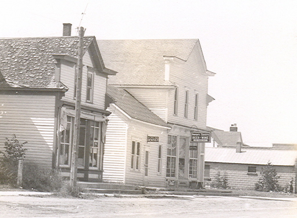 Posen Mi Downtown Homes and Businesses View RPPC T… Flickr