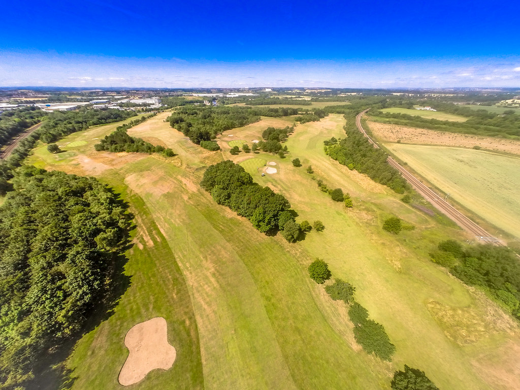 Whitwood Golf Club, Yorkshire Aerial photo David Brice Flickr
