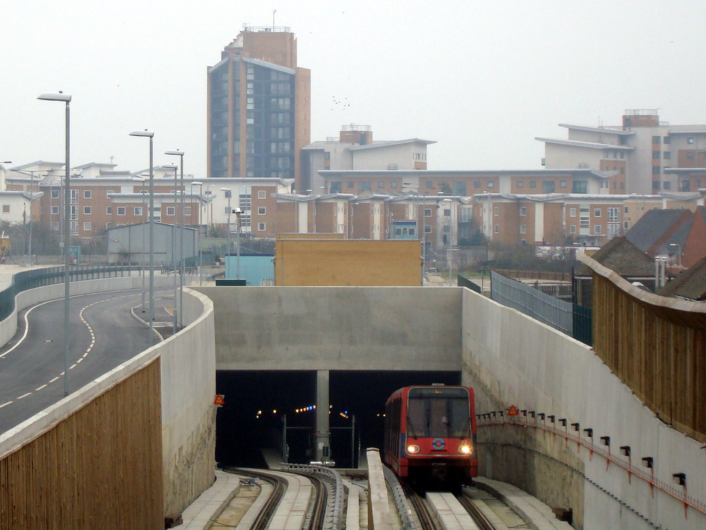 DLR Woolwich Tunnel Docklands Light Railway train car 72 c… Flickr