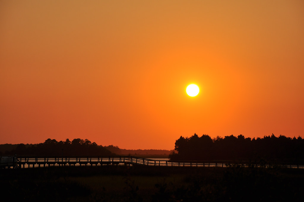Cape Fear Sunset River Road Park in Wilmington, NC. Unedit… Charles