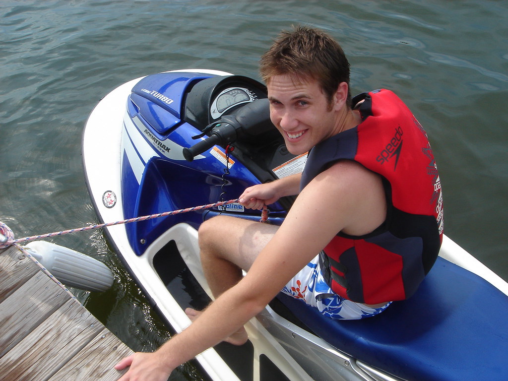 Casey on Jet Ski Casey (my husband) had fun on the jet ski… Flickr