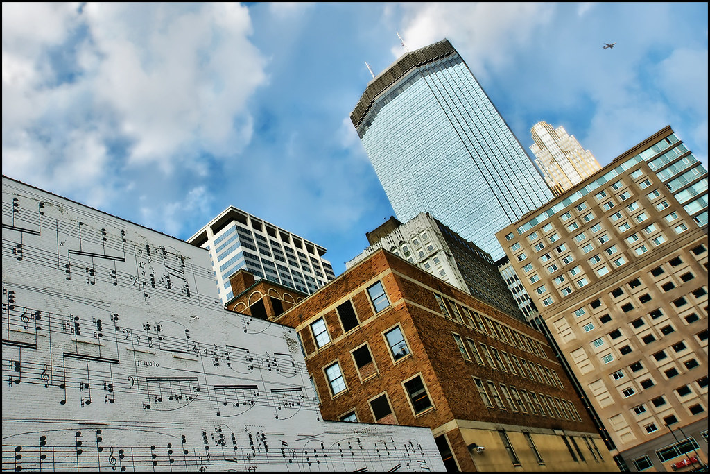downtown minneapolis music wall Downtown Minneapolis view … Flickr