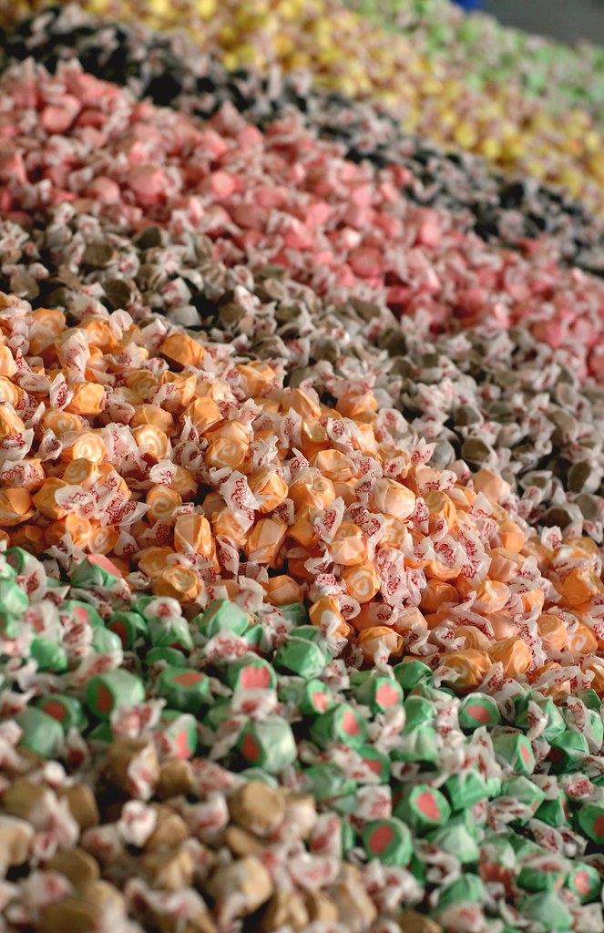 sandersonscandy Candy display at our favourite fruit stan… Flickr