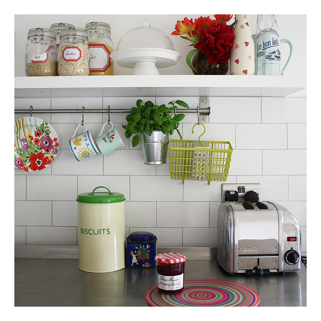 The kitchen Ikea kitchen, heart milk bottle by Emma Bridge… Flickr