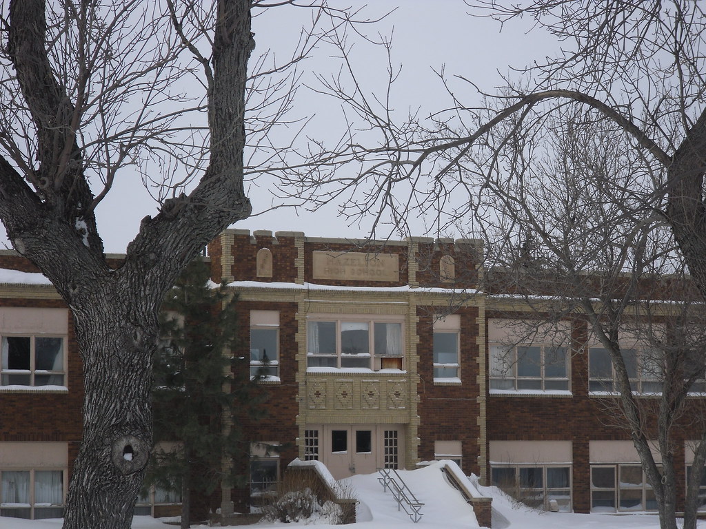Hazelton High School Once again I stopped to take a shot o… Flickr