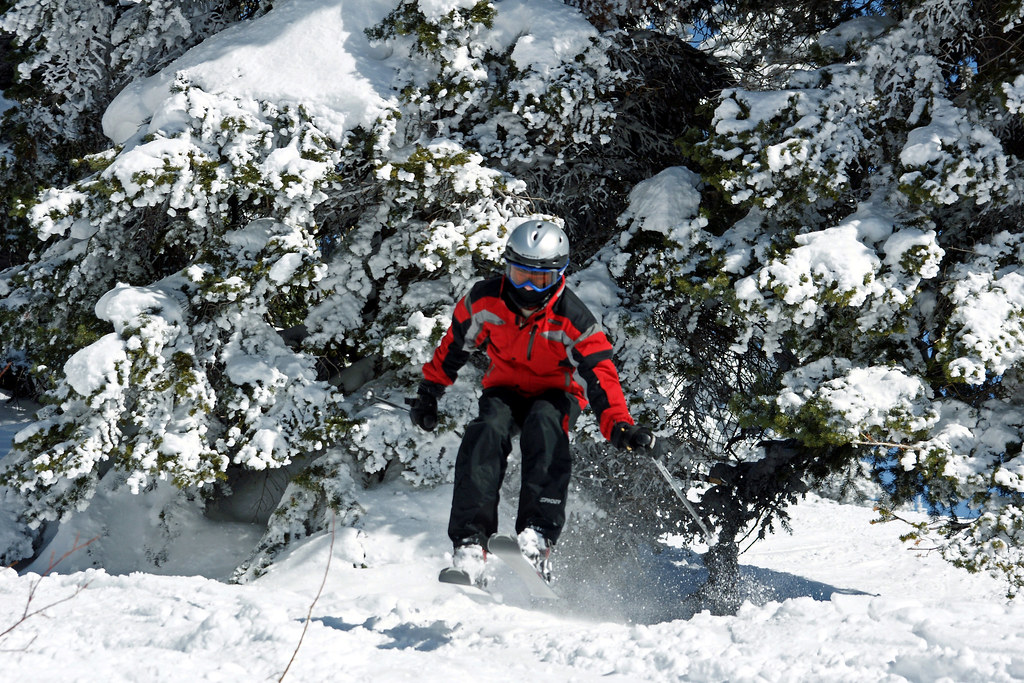 Ski Trip 2009, Austin Austin skiing the trees and getting … Flickr