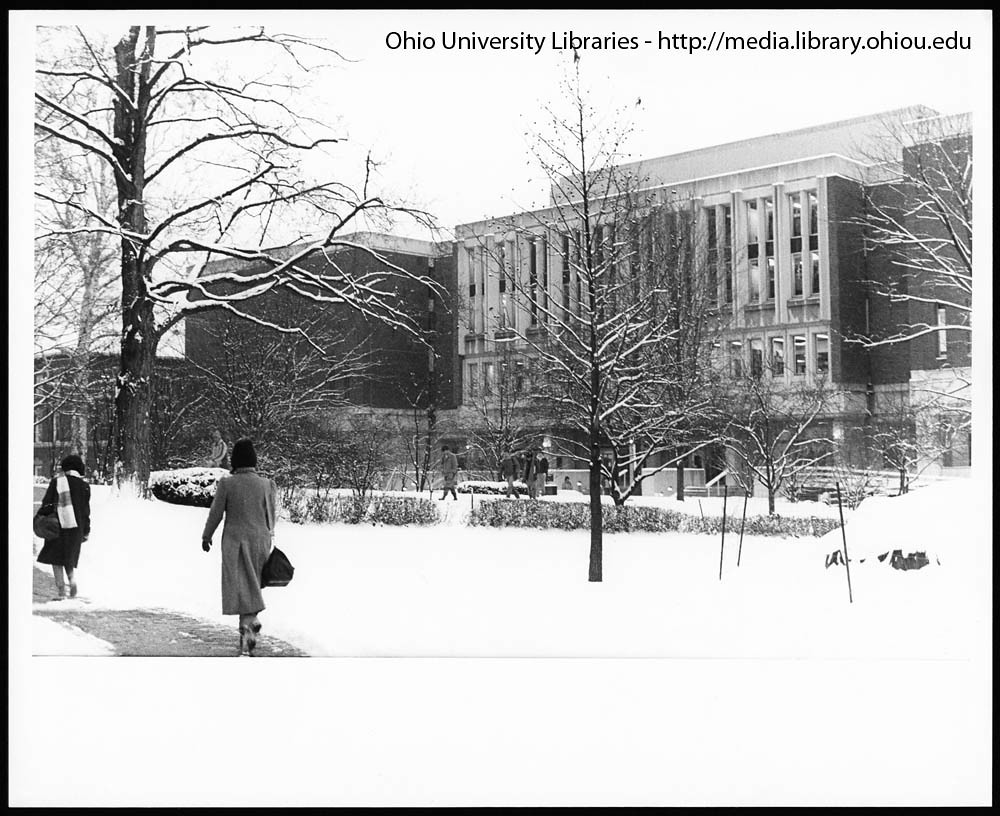 Ohio University's Alden Library in winter looking southeas… Flickr