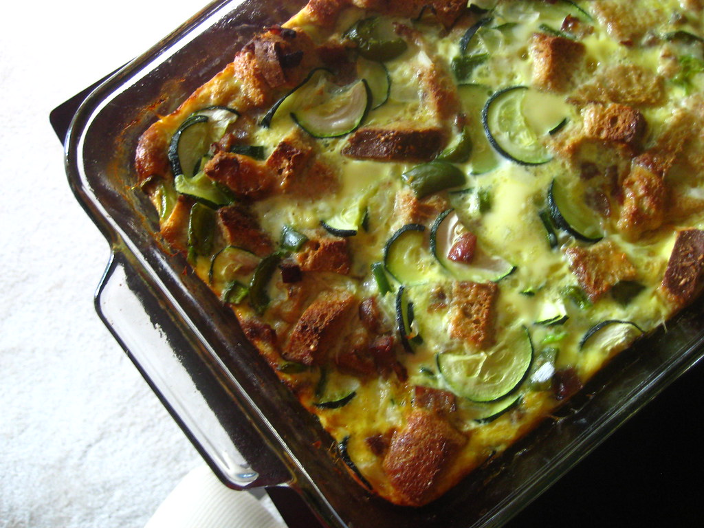 zucchini + sausage breakfast casserole recipe at Happy Jac… Flickr