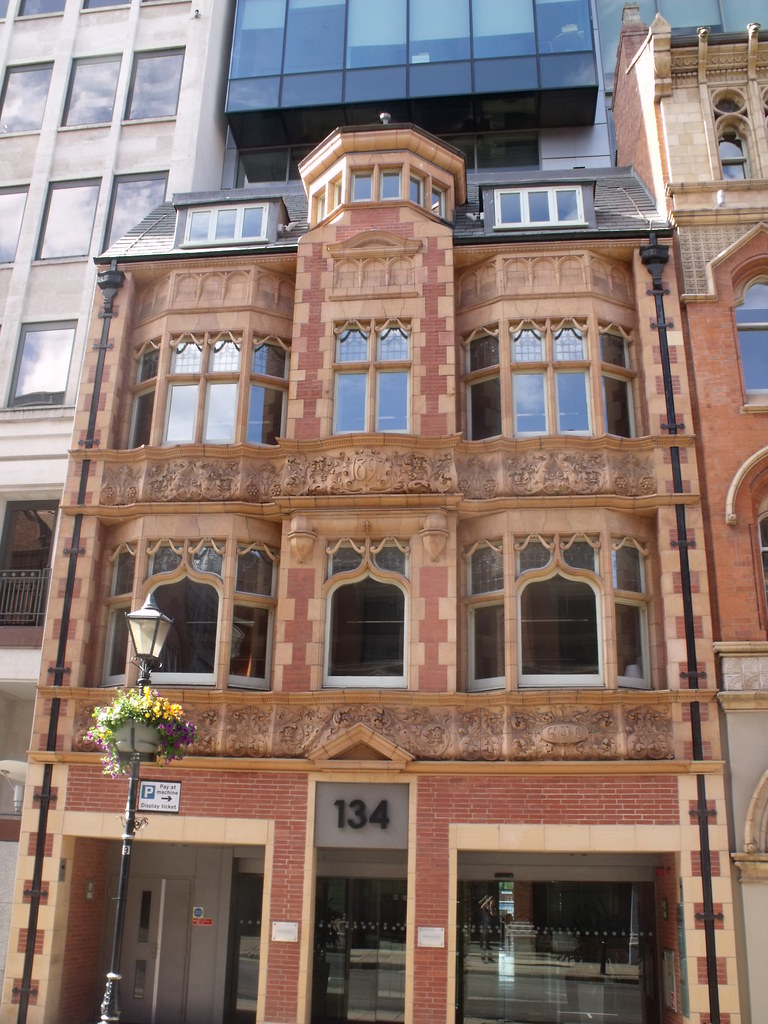 134 Edmund Street, Birmingham Glass buildings mixed with o… Flickr