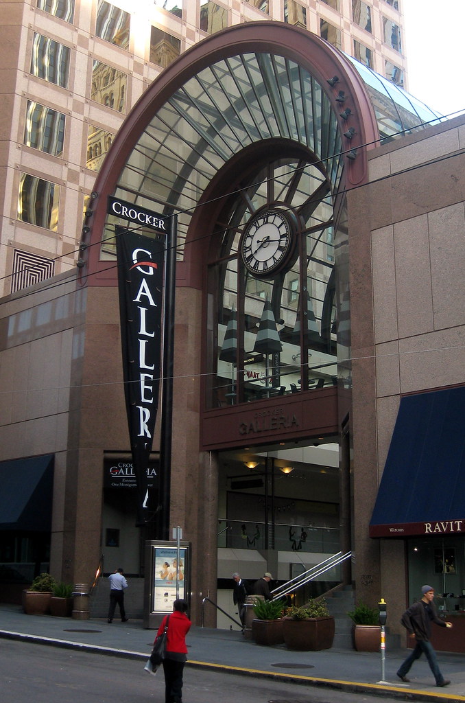 San Francisco Financial District Crocker Galleria Flickr