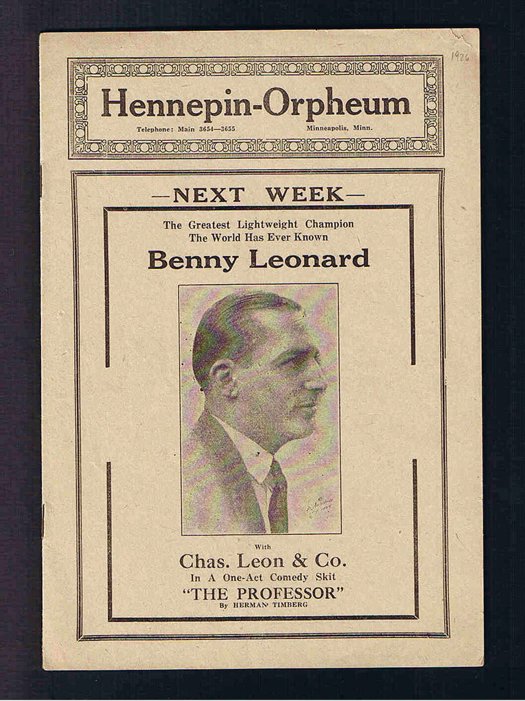 Benny Leonard vaudeville A BRIEF HISTORY OF SHEET MUSIC ww… Flickr