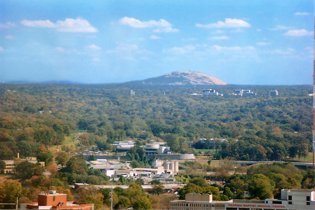 Stone Mountain from Marriott Marquis Hotel, Atlanta a photo on Flickriver