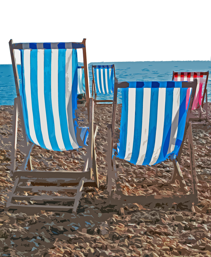 Beach Deck Chairs Deck chairs on Brighton beach. grahambrown1965