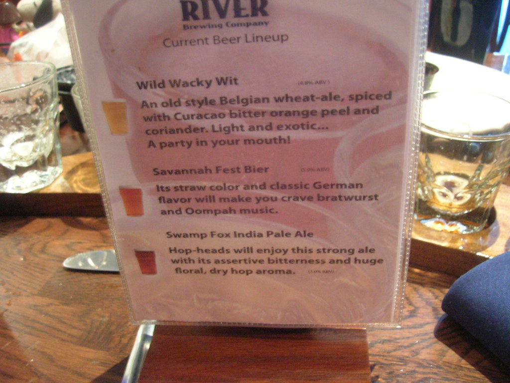 Savannah Moon River beer bios 1 Photos of dinner at the … Flickr