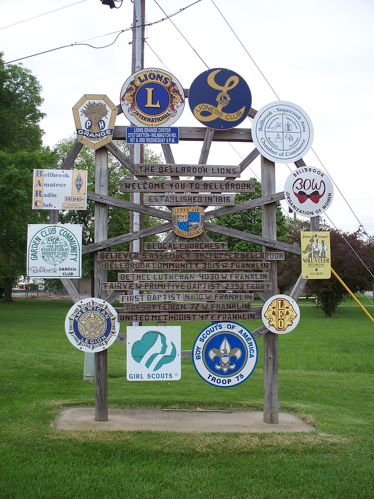 OH Bellbrook Entrance Entrance to Bellbrook, Ohio. Flickr