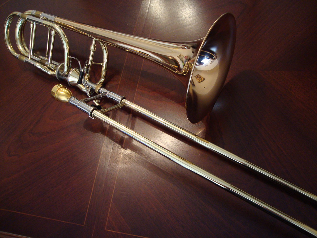 Edwards B454 Bass Trombone with BT1L Mouthpiece Flickr