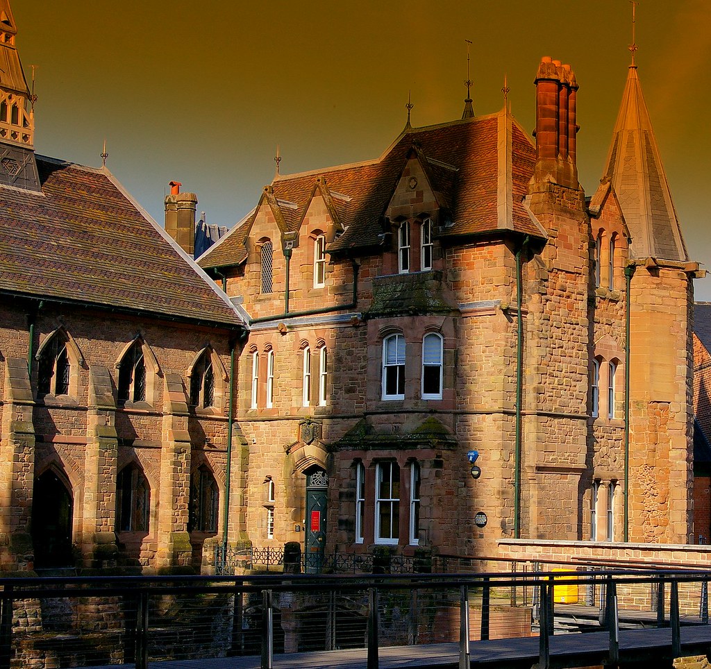 Old Blue Coat School Coventry. The shadow on the building … Flickr
