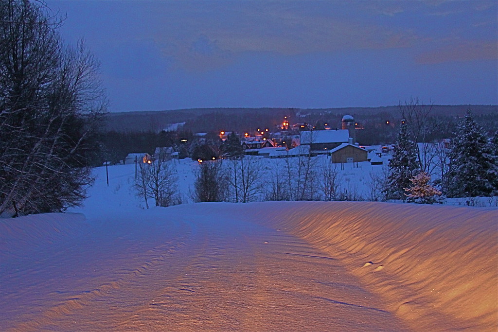 WINTER MORNING. Village de Stukely Sud Quebec. Flickr