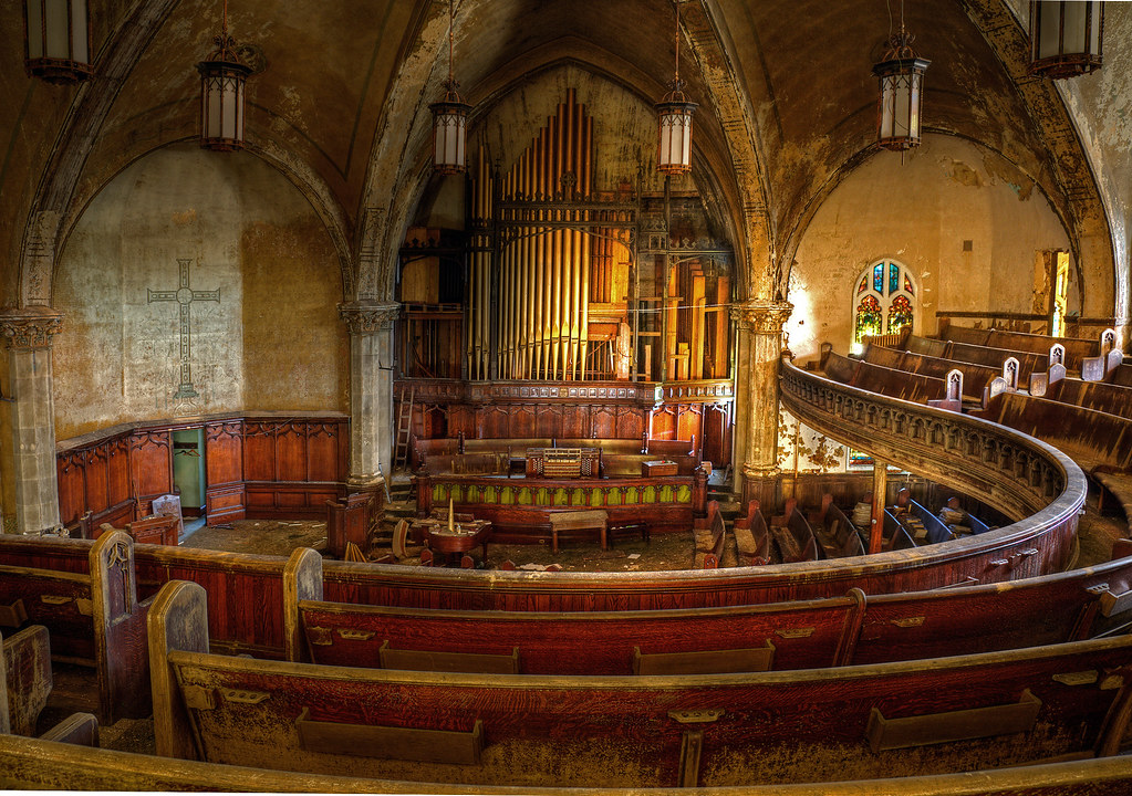 Abandoned church, Detroit a photo on Flickriver