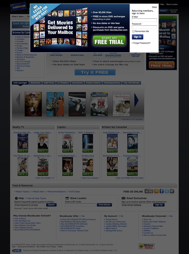 DVD Rental DVD Movie Rentals Rent Movies Online at Blo… Flickr