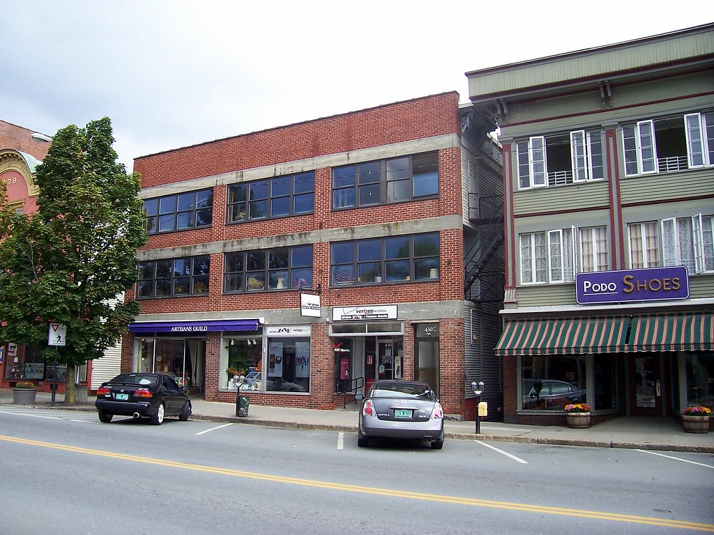 St. Johnsbury, Vermont Part of the downtown area. Flickr