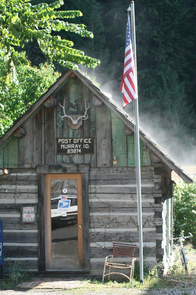 Murray, Idaho Just after a brief rain, the Post Office at … Flickr