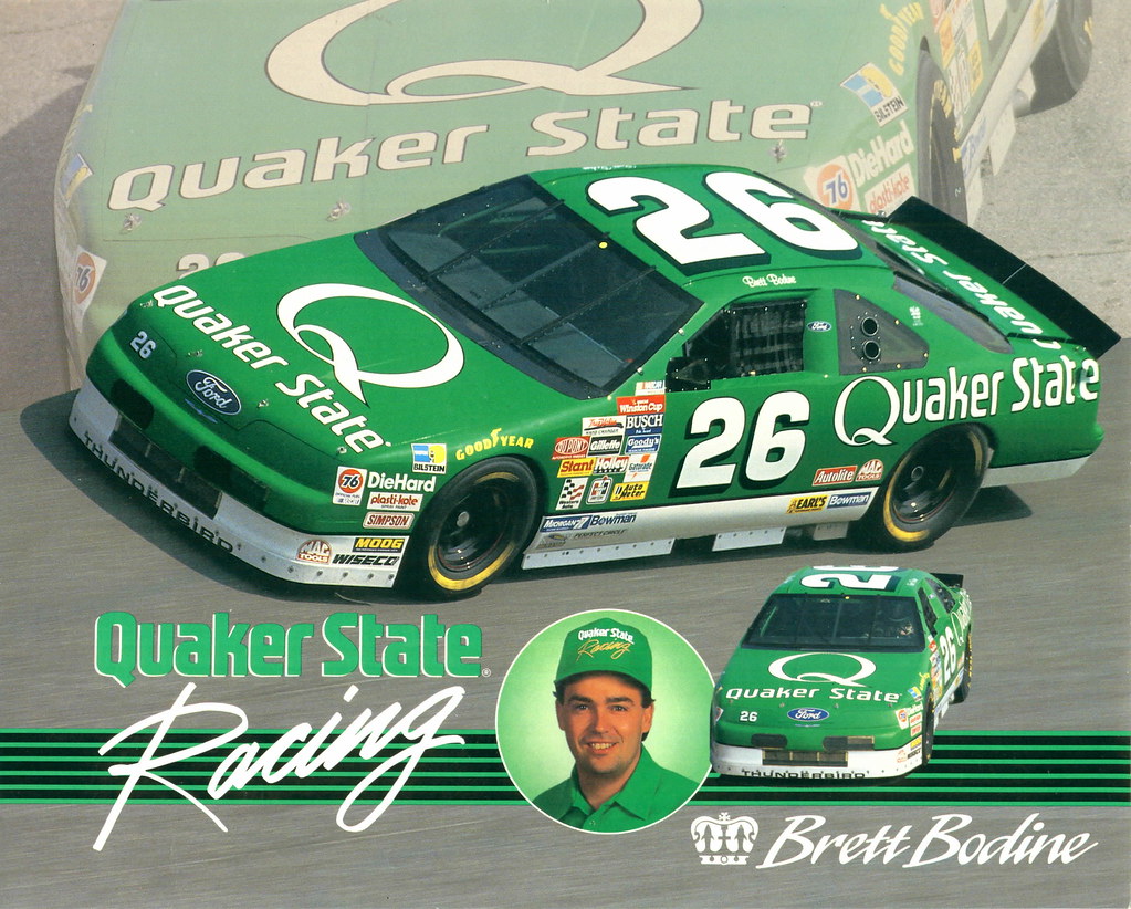 1992 Brett Bodine Quaker State Ford Thunderbird a photo on Flickriver