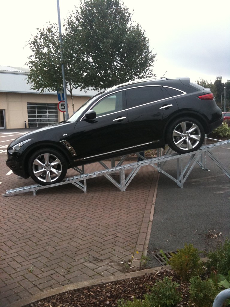 Car Display ramps at Infinity Birmingham The H.D.On Ramp h… Flickr